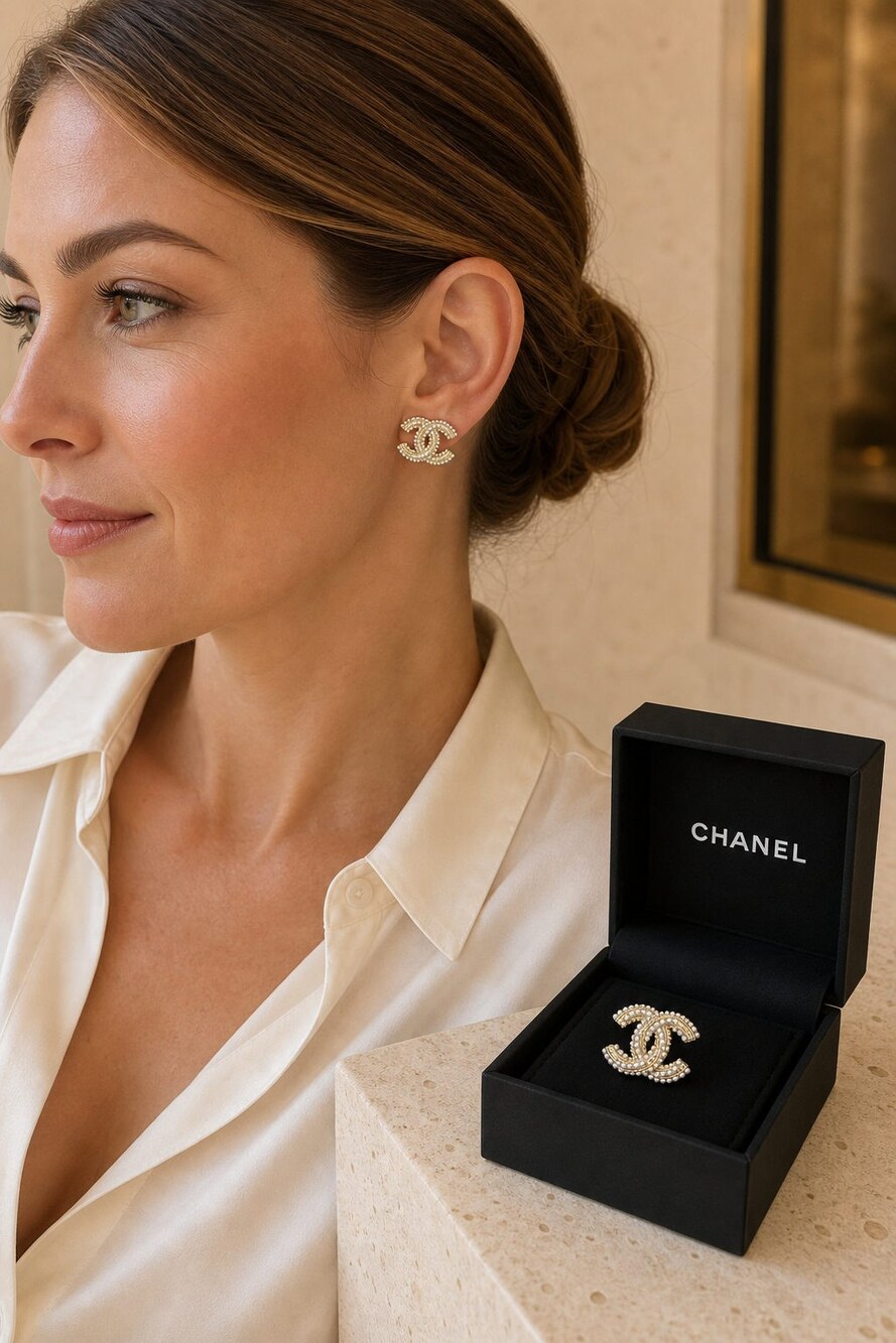 CHANEL Classic Parisian Earrings Style 30 | New with Box - Picture 9 of 9